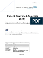 Patient Controlled Analgesia (PCA) : Pat/Mm 7