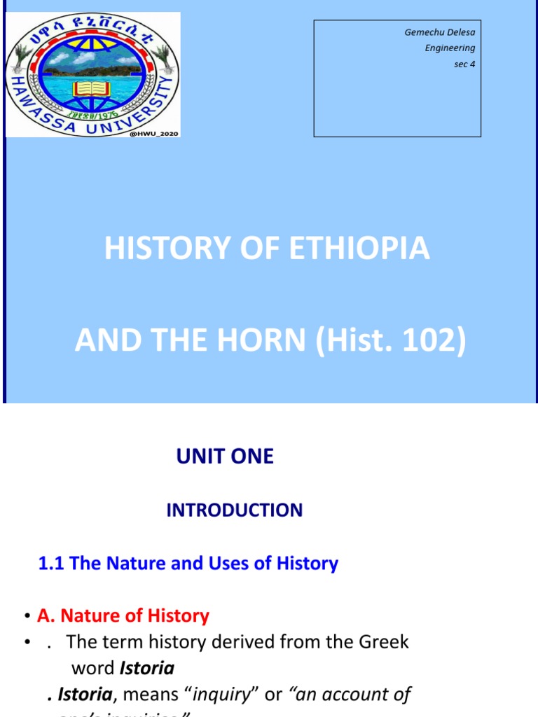 Overview of Ethiopian History | PDF | Horn Of Africa | Ethiopia