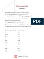 Worksheet-1 Ch-3 A Day With Nandu