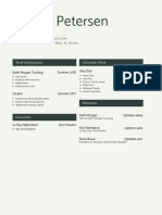 Dark Green and Cream Corporate Pharmacologist Science Resume 2