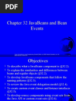 Chapter 32 Javabeans and Bean Events