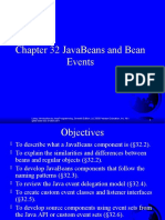 Chapter 32 Javabeans and Bean Events