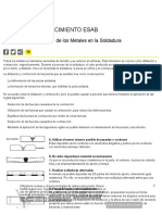 Dilatación y Contracción de Los Metales en La Soldadura