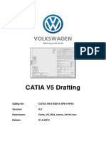 CATIA V5 Drafting: Volkswagen