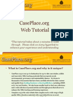 CasePlace Tutorial Powerpoint