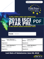 2018 ISCEA Ptak Prize: Last Date of Submission: June 08, 2018