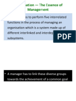 Coordination - The Essence Of: Management