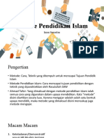 12. Metode Pendidikan Islam
