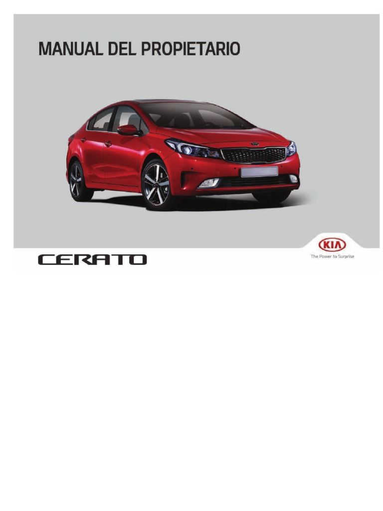 (TM) Kia Manual de Propietario Kia Cerato 2017 PDF | PDF | Gasolina | Biodiésel
