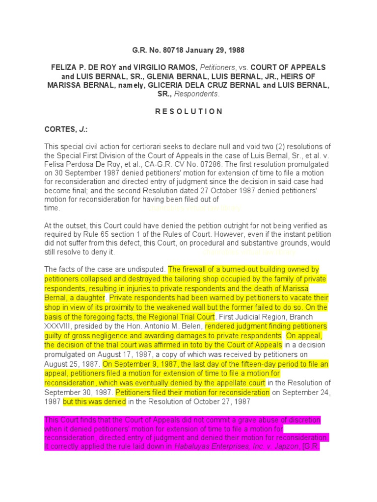 The Supreme Court Upholds the Strict Enforcement of Filing Periods for