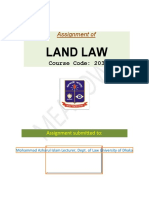 Land Law: Assignment of