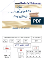 Microsoft PowerPoint - Al-Aajuroomeeyah in Chart Form