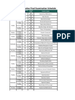 5.Final Exam Schedule (Spring 2020)