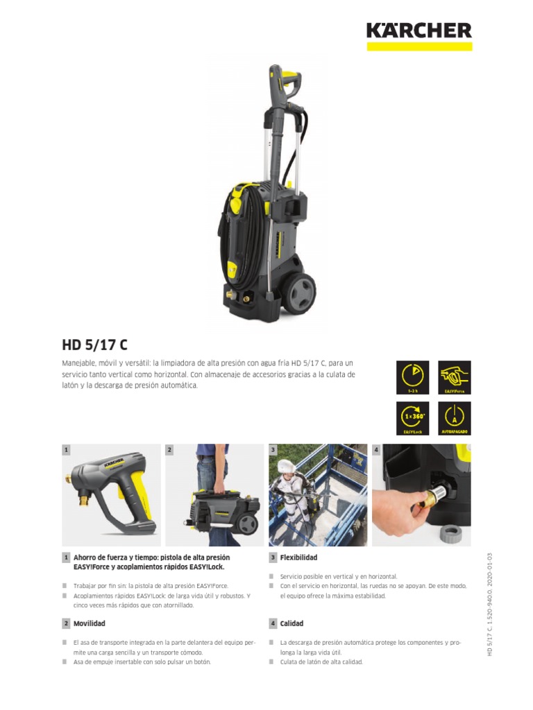 Karcher HD 5/11 P Hidrolimpiadora alta presion