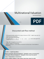 Multinational Valuation: International Finance