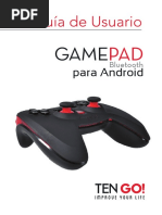Manual de Uso Gamepad X3 | PDF | Bluetooth | Diodo emisor de luz