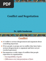 Conflict and Negotiation