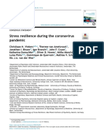 5. Stress resilience during the coronavirus pandemic (CONCENSUS STATEMENT)