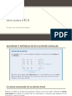 17 - Matrices y Sistema de Ecuaciones Lineales