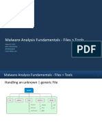 Malware Analysis Fundamentals Files Tools