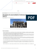 Presiona La Morosidad Al Sistema Financiero - BdeM - Economía - La Jornada