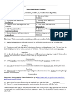 CH 4 WKST - Interactions Among Organisms