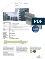 MF QT Acoustical Data Sheet: Acoustical Insulated Wall Panel System