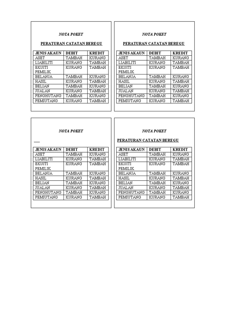 Nota Poket Akaun Pdf