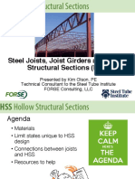 Steel Joists, Joist Girders and Hollow Structural Sections (HSS)