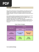 Leadership, Differentiation, and Focus. These Strategies Are Applied at The