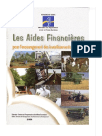 Aides Financières, Subventions Incitations 2008