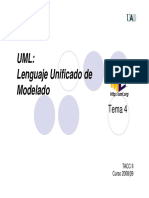 UML - Lenguaje Unificado de Lenguaje Unificado de Modelado PDF
