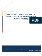 Instructivo para El Proceso de Revalorización de Los Bienes Del Sector Público - 05 03 2018 ACTUALIZACIÓN PDF