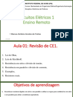 Aula 01 de Circuitos Elétricos 1