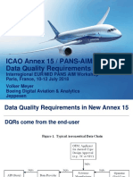 ICAO Annex 15 / PANS-AIM Data Quality Requirements