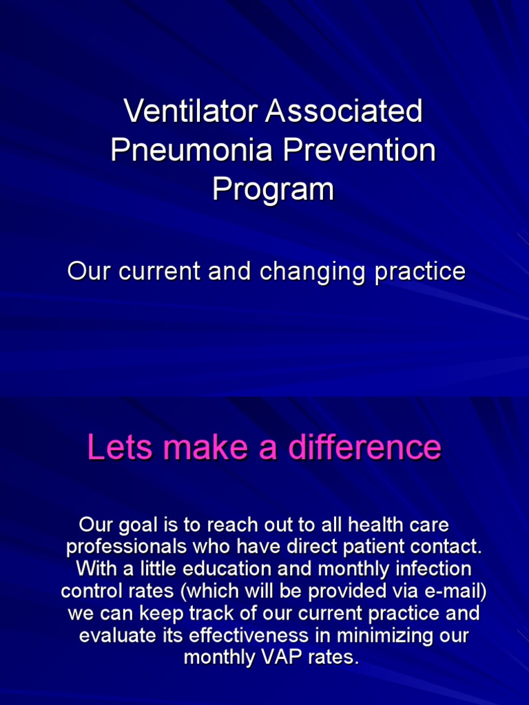 Ventilator-Associated Pneumonia Strategies | PDF | Pneumonia | Hospital ...