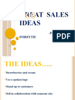 Great Sales Ideas: - Patrick Forsyth