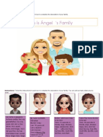 This Is Ángel S Family: Instructions: Follow The Instructions in Each Box To Complete The Description of Your Family