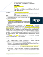 Informe para Cambio de Residente