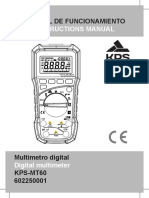 Manual KPS MT60 PDF