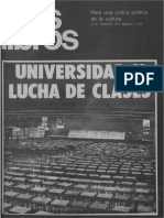 Taller Total - 1971 - Los Libros n23 - Universidad y Lucha de Clases