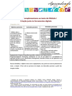 Criação Junto Às Ferramentas Digitais