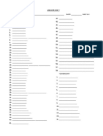 Answer Sheet PDF