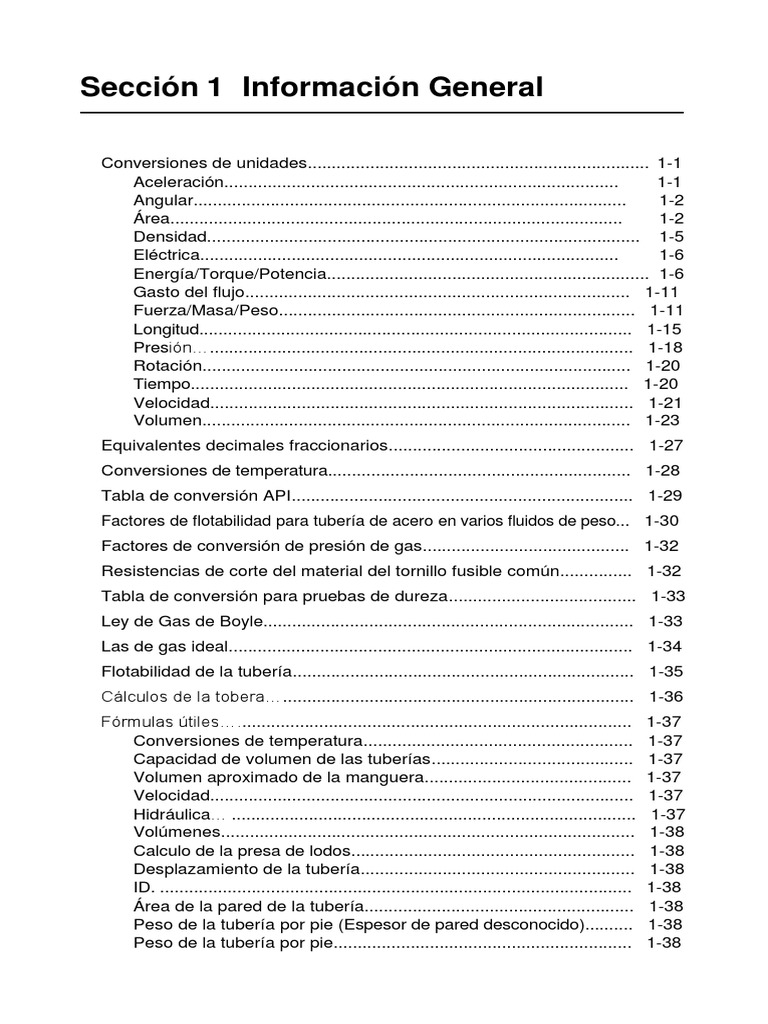Coiled Tubing Handbook Sec 01 (Spanish) PDF Galón Gases
