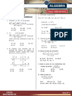 División algebraica: problemas y ejercicios resueltos