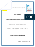 Síntesis de La Lectura Problemáticas Sociales en Arquitectura