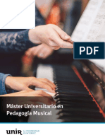 Máster Pedagogía Musical