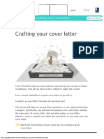 Cover Letters Crafting Your Cover Letter