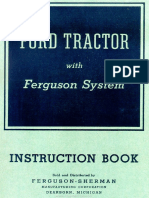 1940 Ford Tractor Instruction Book PDF