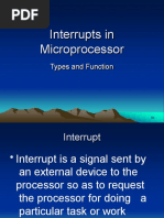 Interrupts in Microprocessor: Types and Function